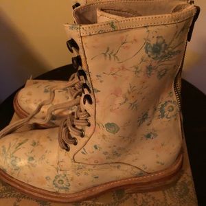 Free People Santa Fe Lace Up Boot (Floral)